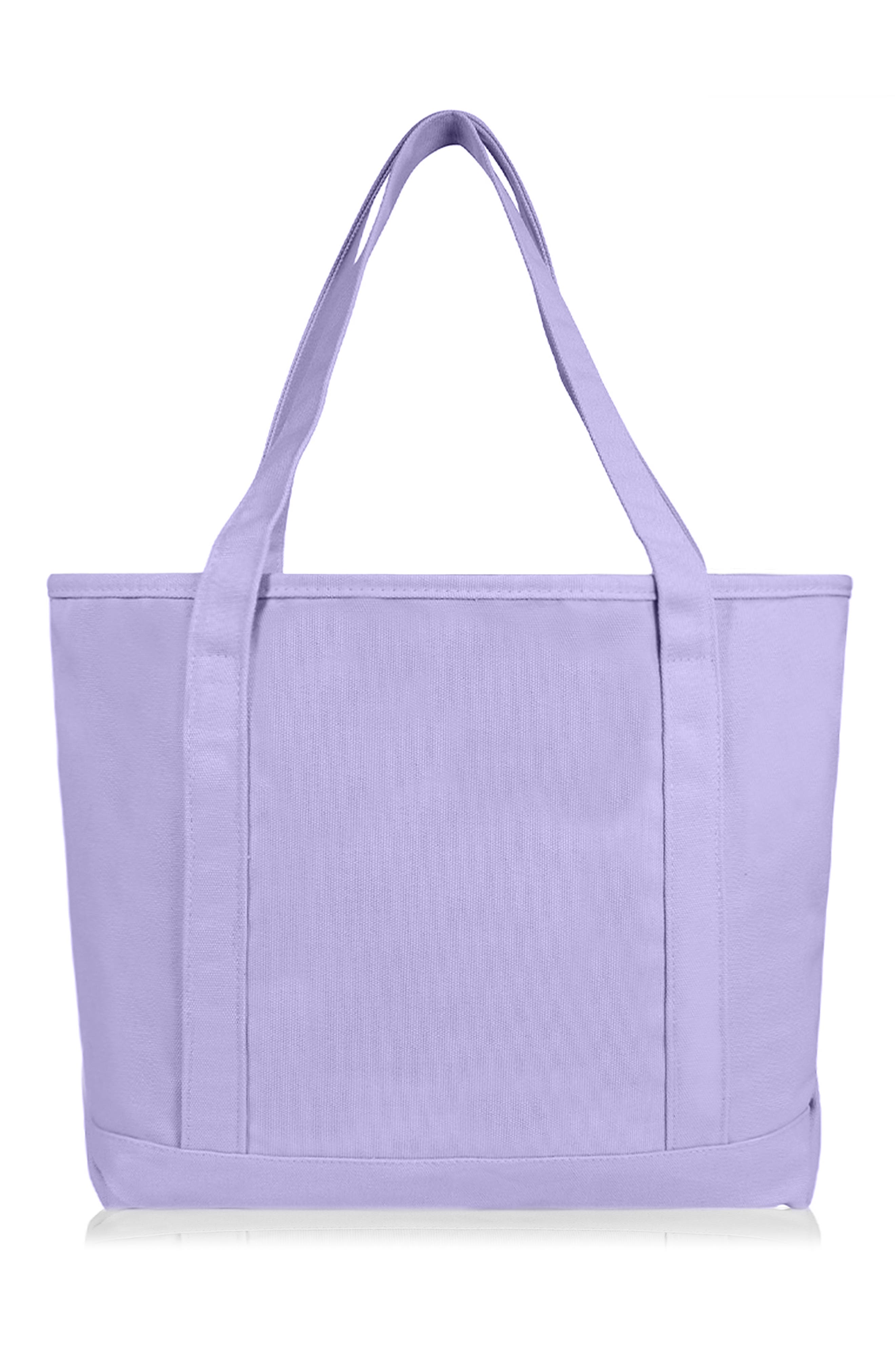 Ghost 20" Go-To Canvas Tote Bag, Alternate, color, Lavender