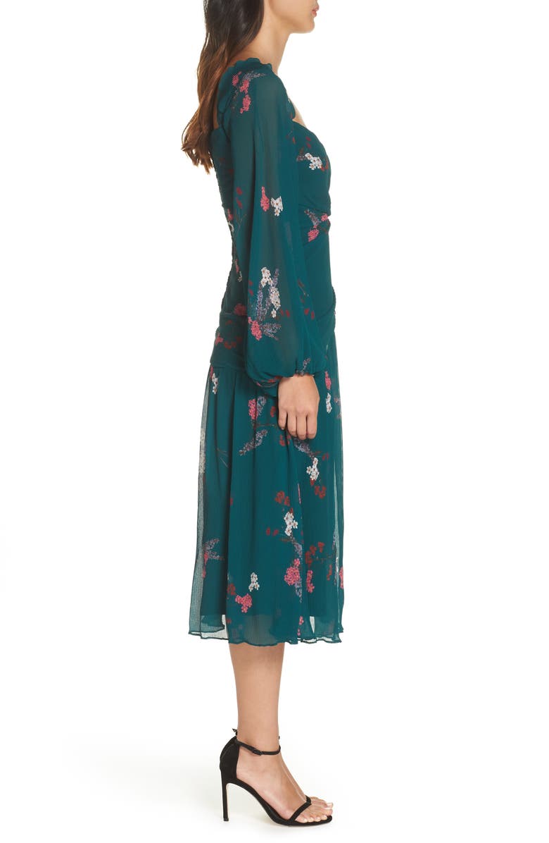 Keepsake the Label Night Fall Midi Dress, Alternate, color, 