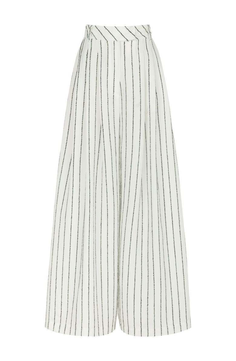 Nocturne Striped Wide Leg Pants, Alternate, color, 