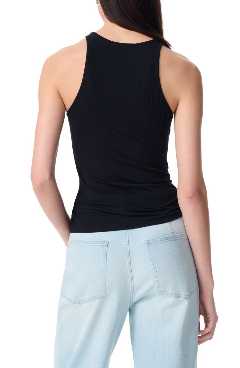 Robert Rodriguez Tiane Racerback Rib Tank, Alternate, color, Black