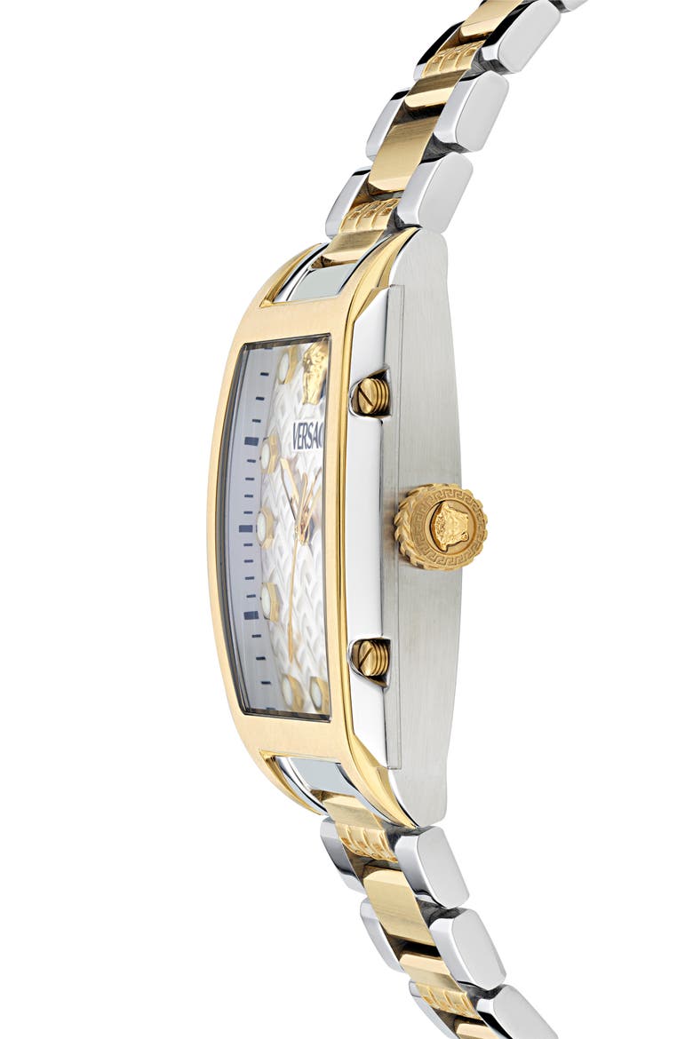 Dominus Two-Tone Bracelet Watch, 44mm x 36mm, Alternate, color, TWO TONE