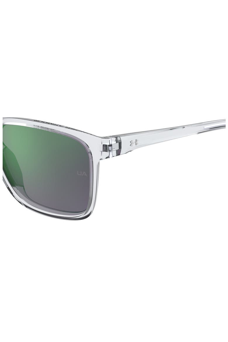 Kids' 56mm Square Sunglasses, Alternate, color, CRYSTAL