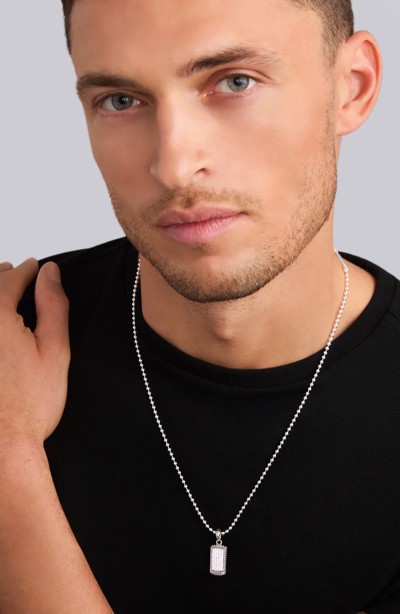 LAGOS Men's Anthem Diamond Tag Amulet, Alternate, color,