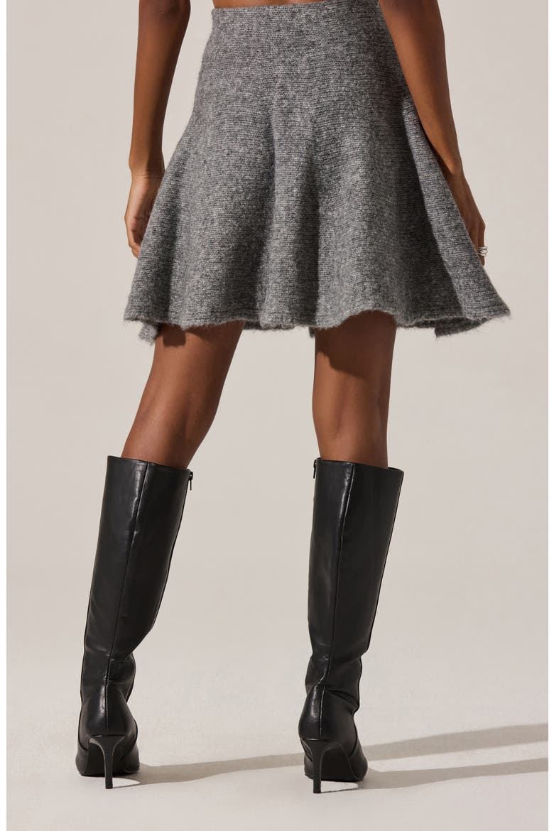 Malvie Knit Sweater Skirt, Alternate, color, GREY
