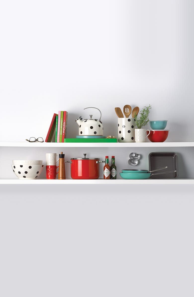 Kate Spade New York 'all in good taste' ceramic mixing bowls, Alternate, color, 