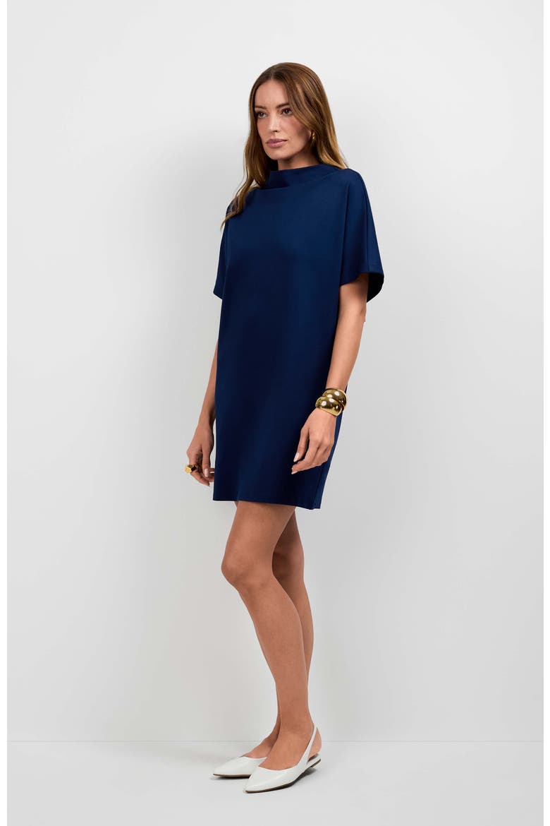 Storica Mini Dress, Alternate, color, Ink