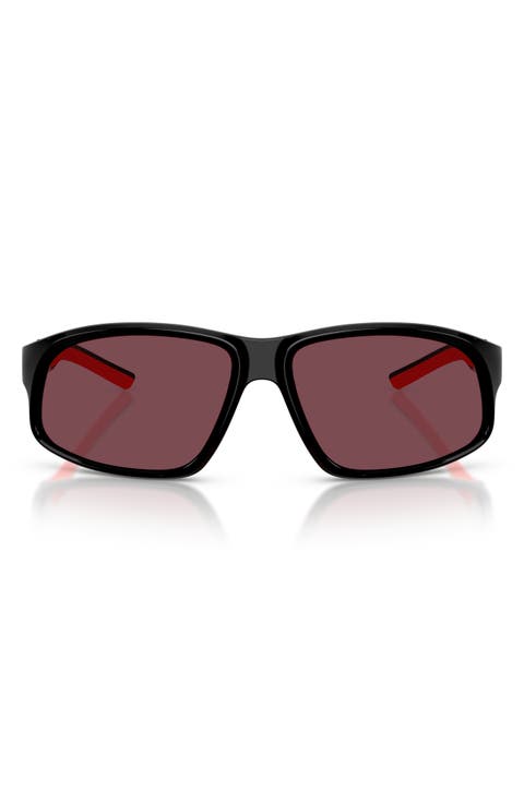 64mm Oversize Irregular Sunglasses