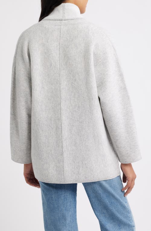 Margaret O'leary Claude Wool & Cashmere Sweater Jacket In Gray