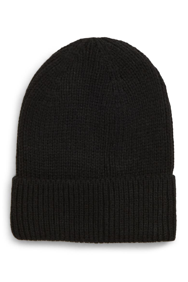 Cuff Beanie, Main, color, BLACK