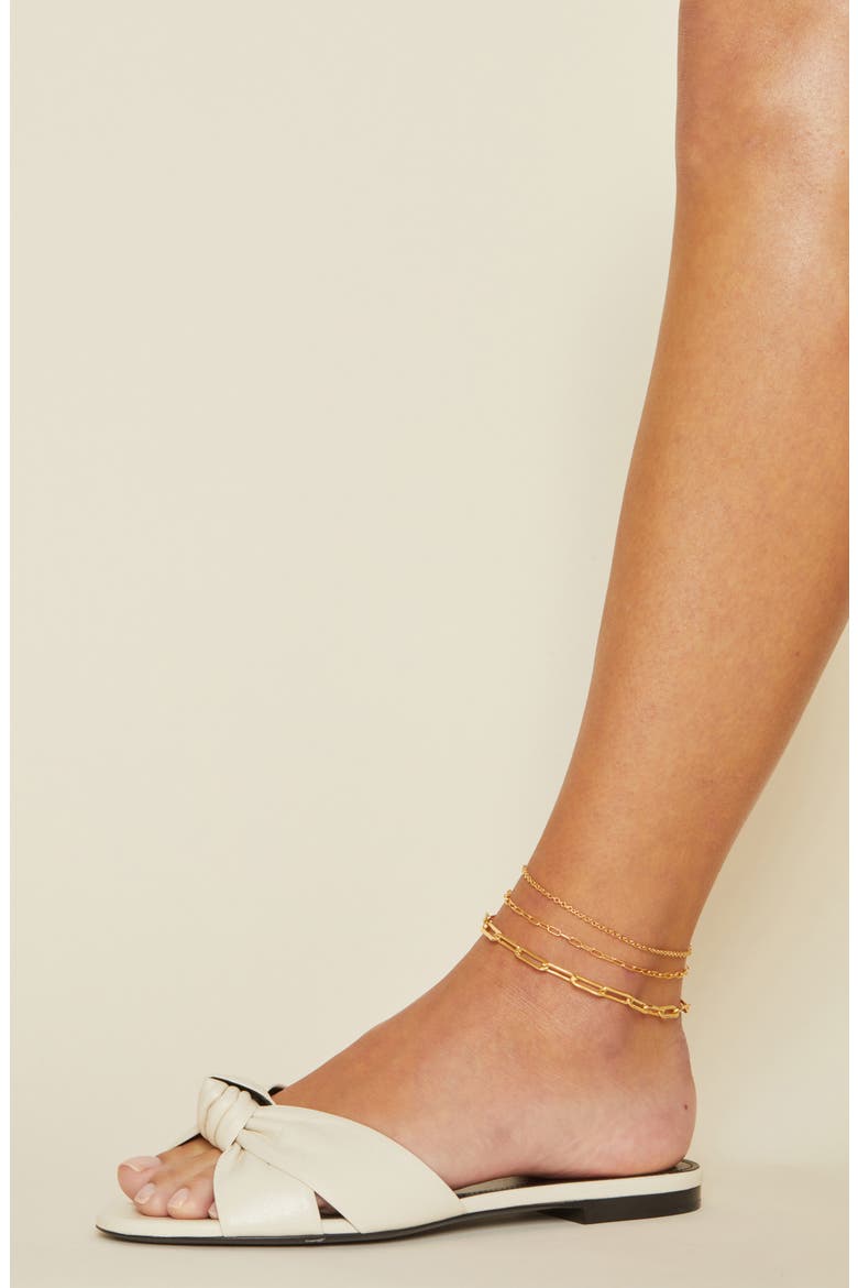 Soho Chain Link Anklet, Alternate, color, GOLD-FILLED