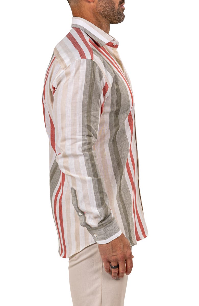 Maceoo Fibonacci Marthy Contemporary Fit Button-Up Shirt, Alternate, color,