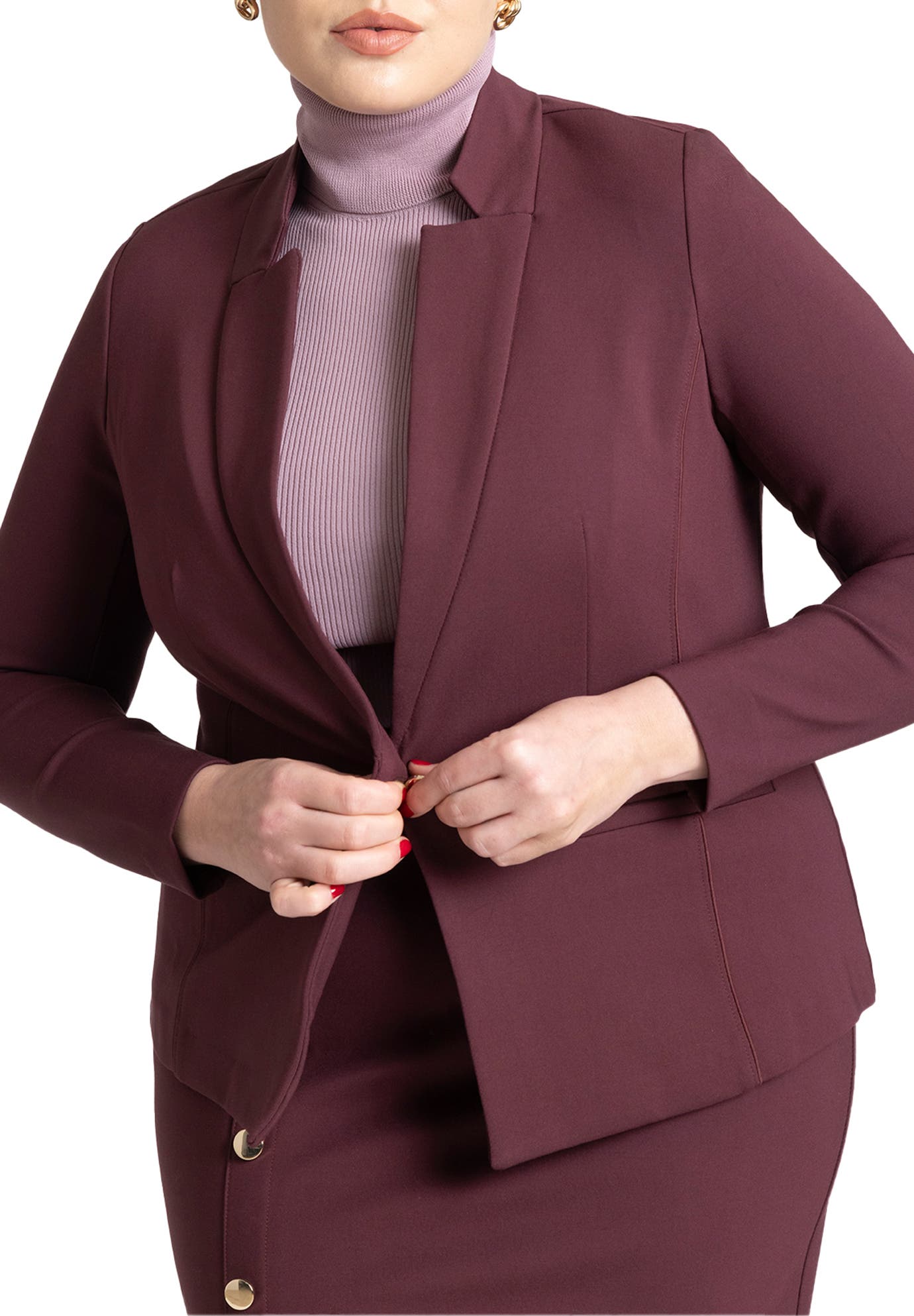 The Ultimate Stretch One-Button Blazer