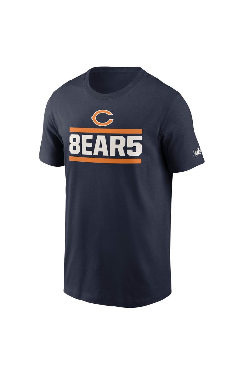 Nike Men's Nike Navy Chicago Bears Hometown Collection 8ear5 T-Shirt, Alternate, color,