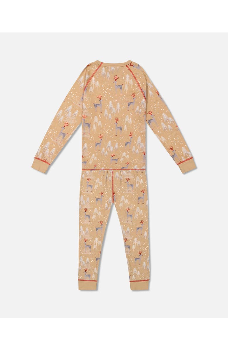 Deux par Deux Men's Two Piece Family Christmas Pajama Set, Alternate, color,