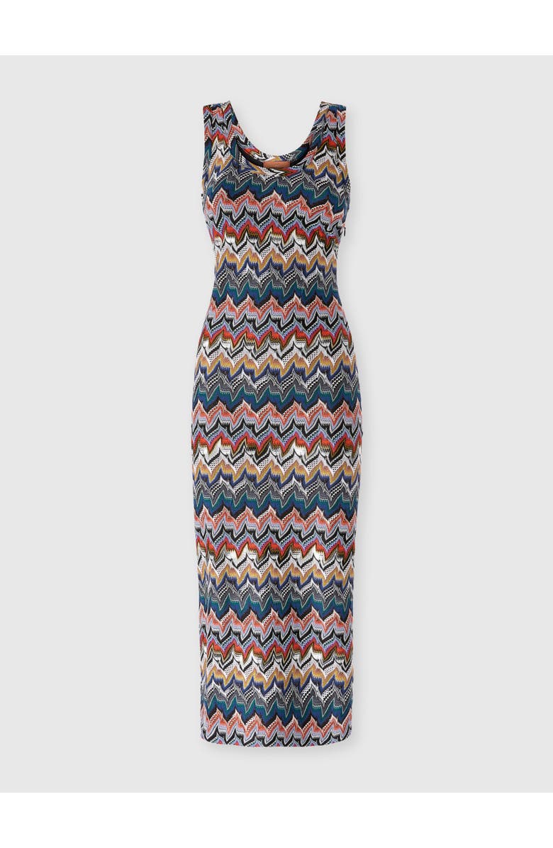 Missoni Long Lace Slip Dress, Main, color, Multicoloured