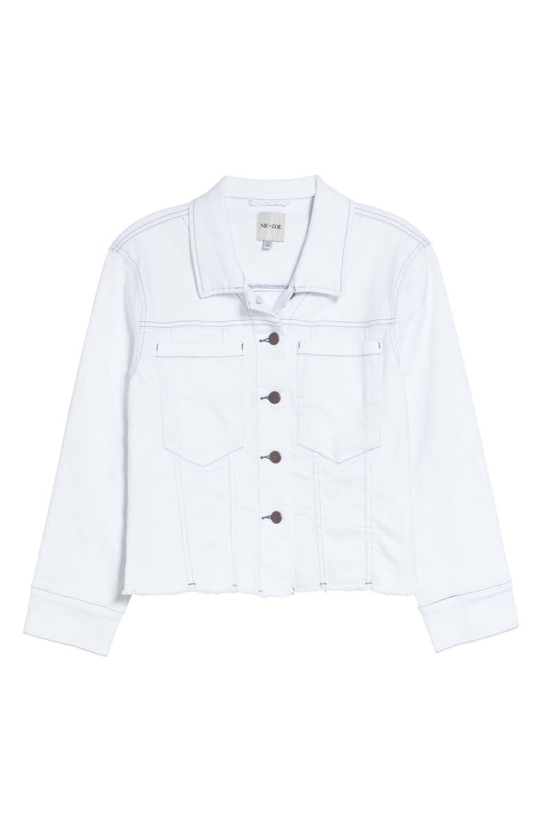 NIC+ZOE Super Stretch Denim Jacket, Alternate, color, 