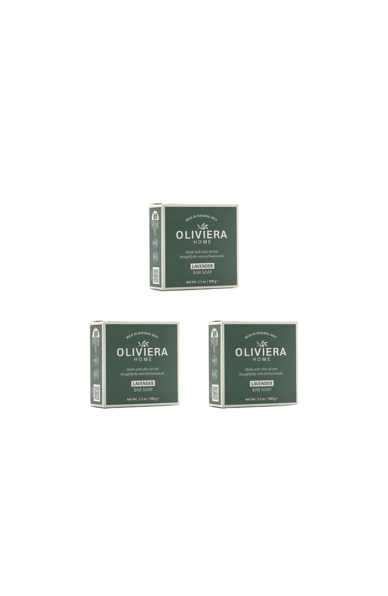 Oliviera Home Lavender Bar Soap Trio, Alternate, color, Lavender