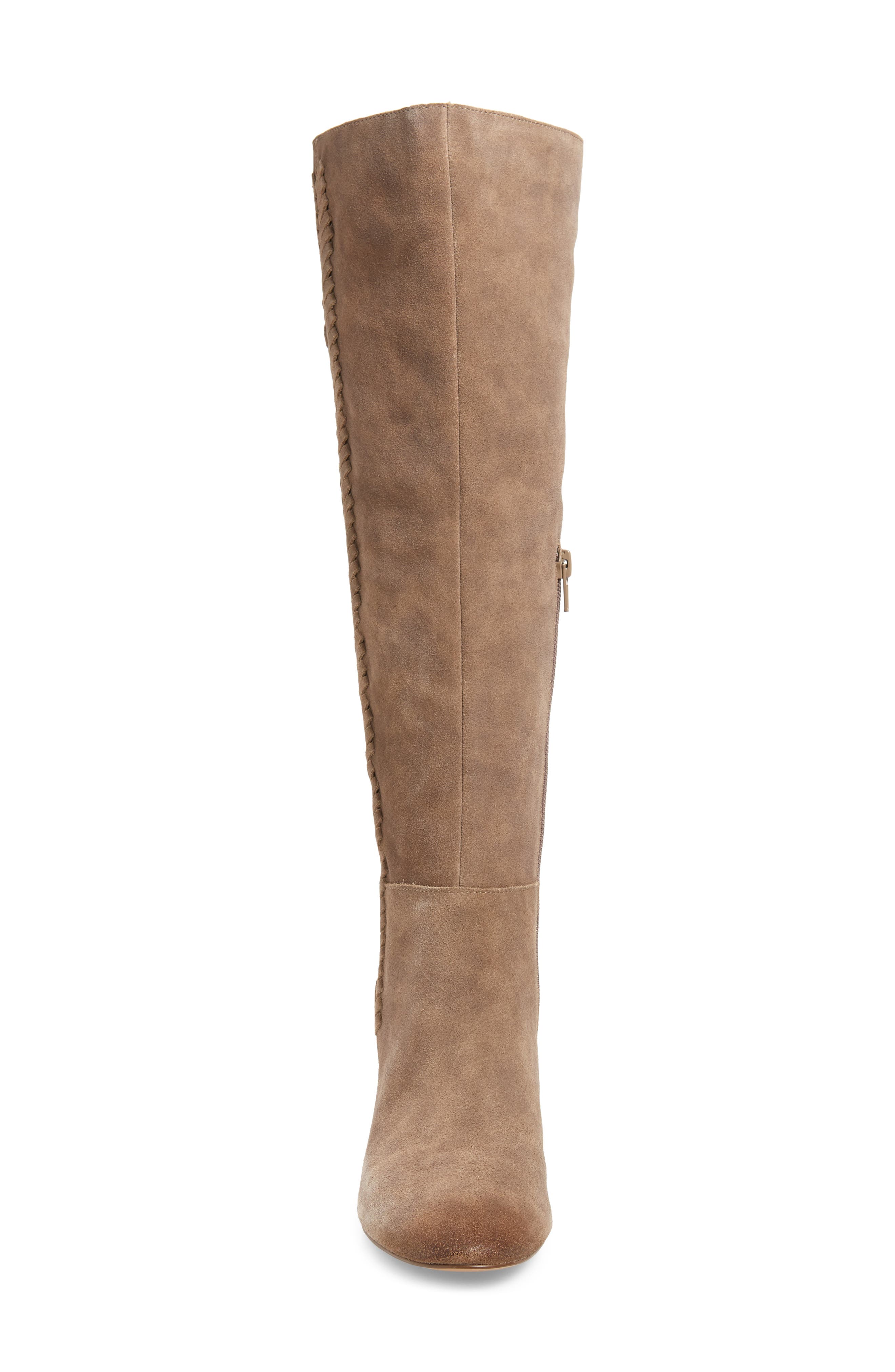 Benedict Knee High Boot, Alternate, color, TAUPE SUEDE