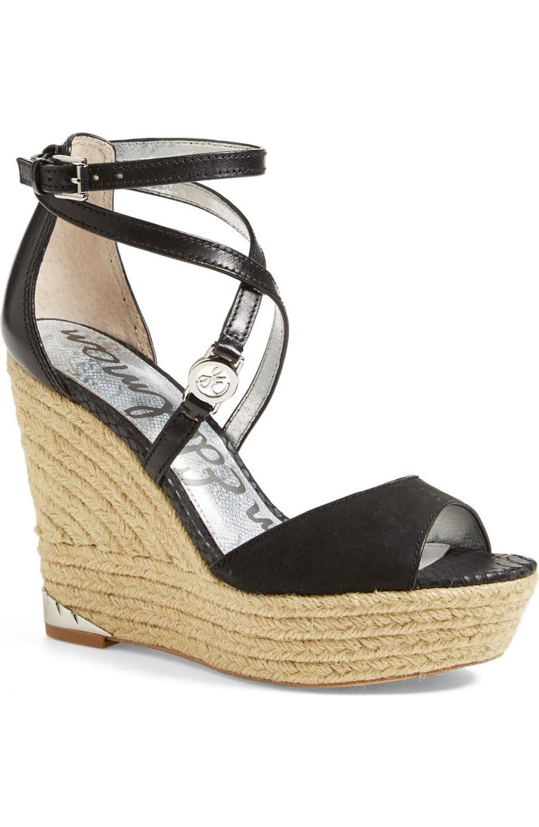 Sam Edelman 'Turner' Espadrille Wedge Sandal, Main, color,