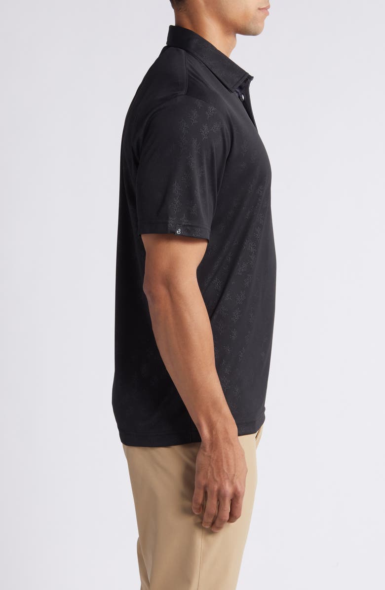 Swannies Barrett Botanical Print Golf Polo, Alternate, color, 