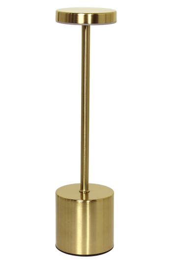 Lalia Home Touch Activated Wireless Lamp In Gold