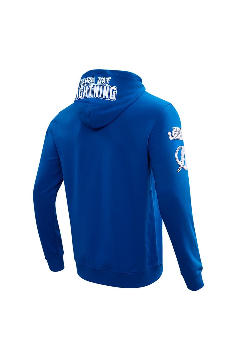 PRO STANDARD Men's Pro Standard Blue Tampa Bay Lightning Classic Chenille Full-Zip Hoodie Jacket, Alternate, color, Blue