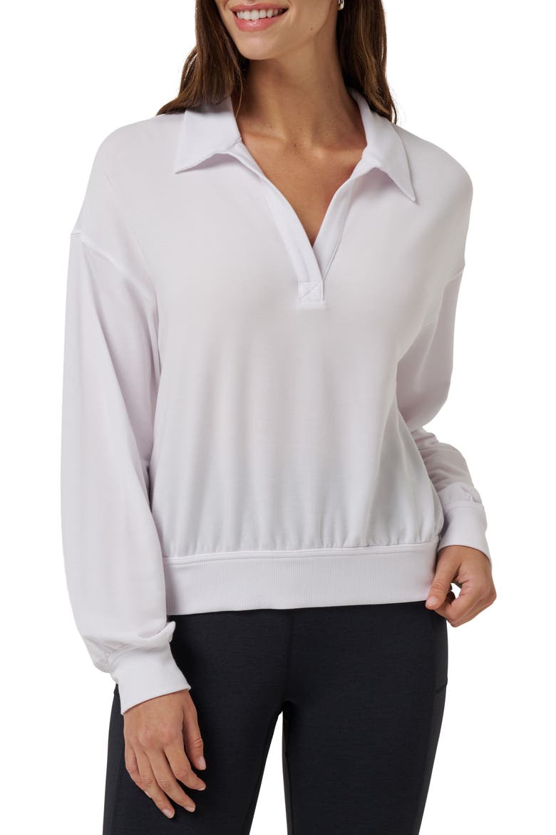 Cloud French Terry Sweatshirt, Main, color, WHITE