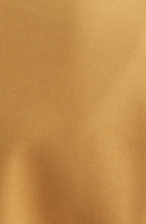 Anne Klein Double Weave Cotton Jacket In Brown