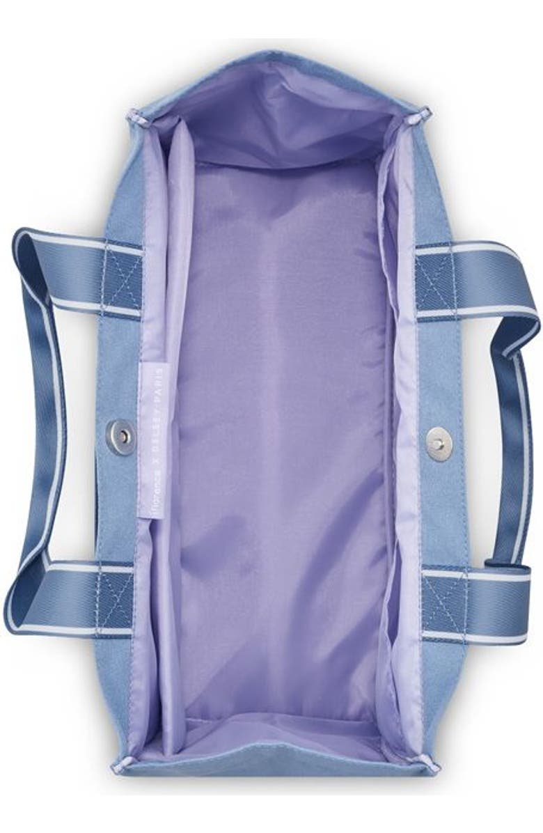 Florence by Mills Spin Me Away 2 Piece Set 20" Expandable Carry On Spinner & Totes The Best Handbag Set, Alternate, color, Zinc Blue