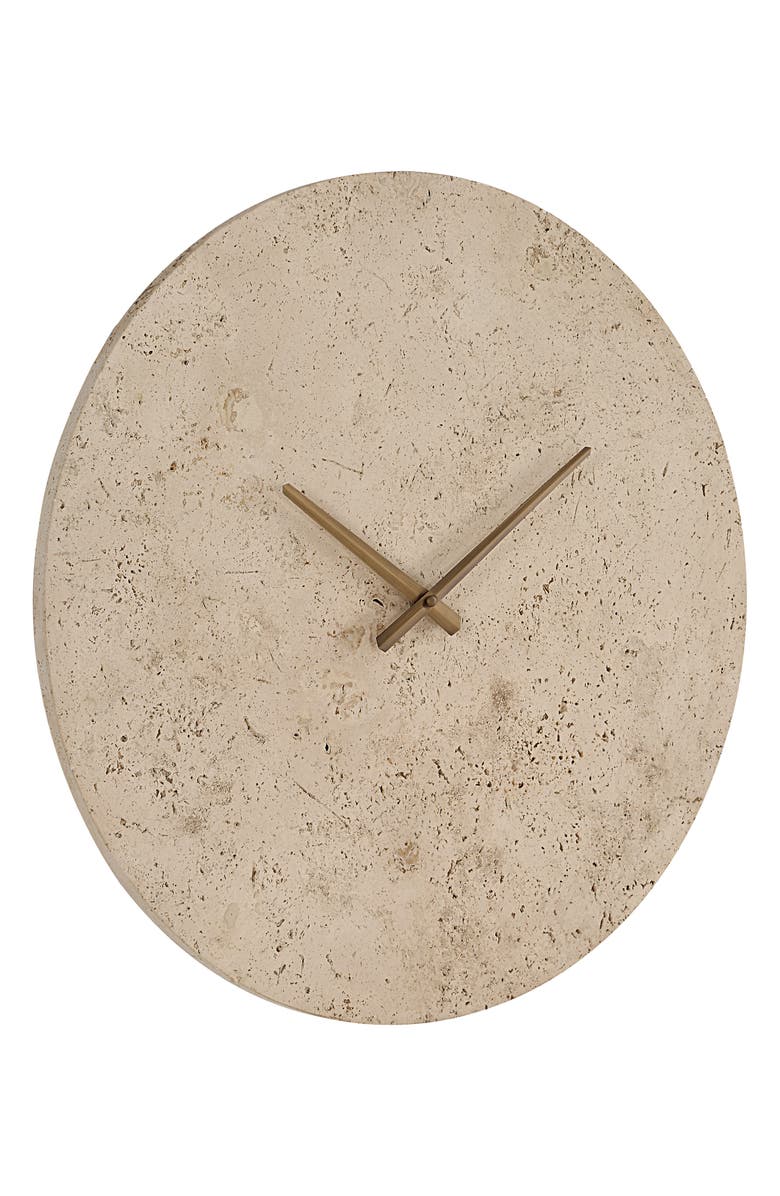 Renwil Fusion Natural Wall Clock, Alternate, color,