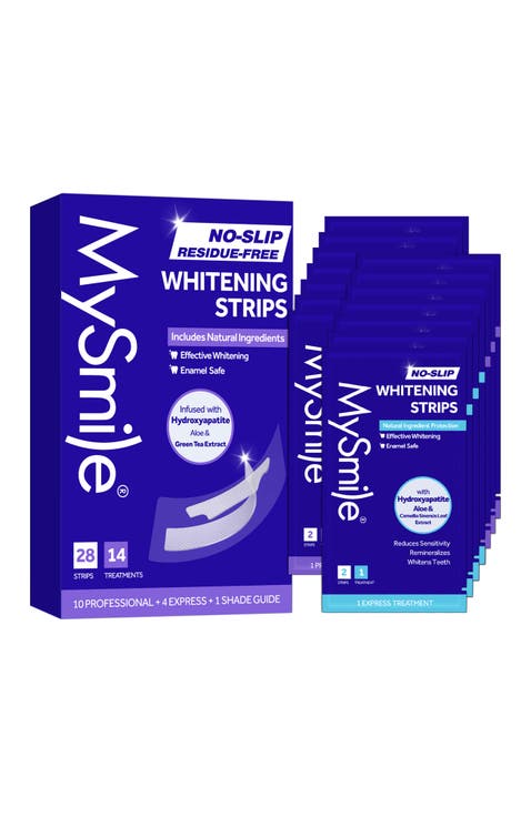 Non-Slip Teeth Whitening Strips with Natural Ingredients
