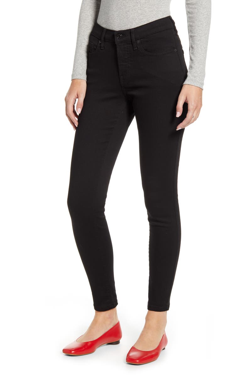 Everlane The Authentic Stretch Mid Rise Skinny Jeans, Alternate, color, 
