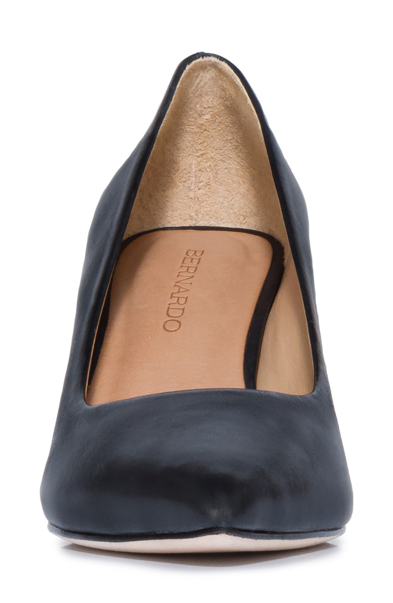 Bernardo Footwear Giselle Pump, Alternate, color, Black Antique Calf