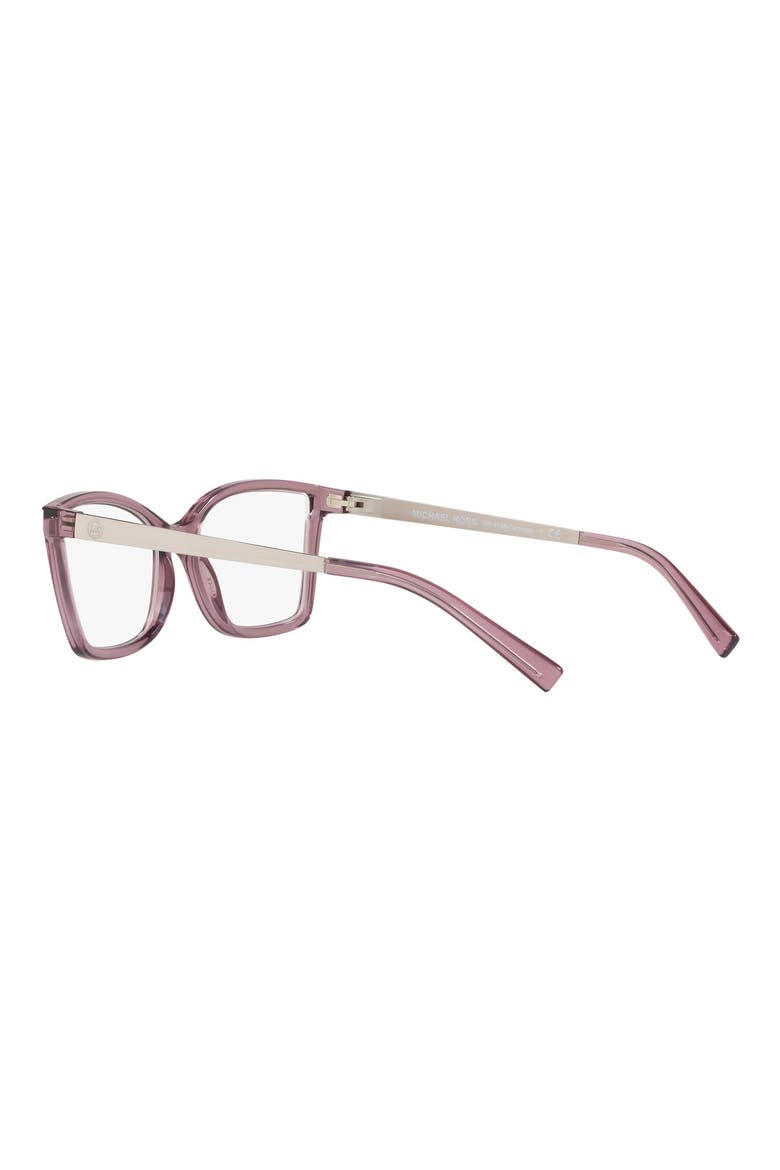 54mm Rectangular Optical Glasses, Alternate, color, BURGUNDY CRYSTAL