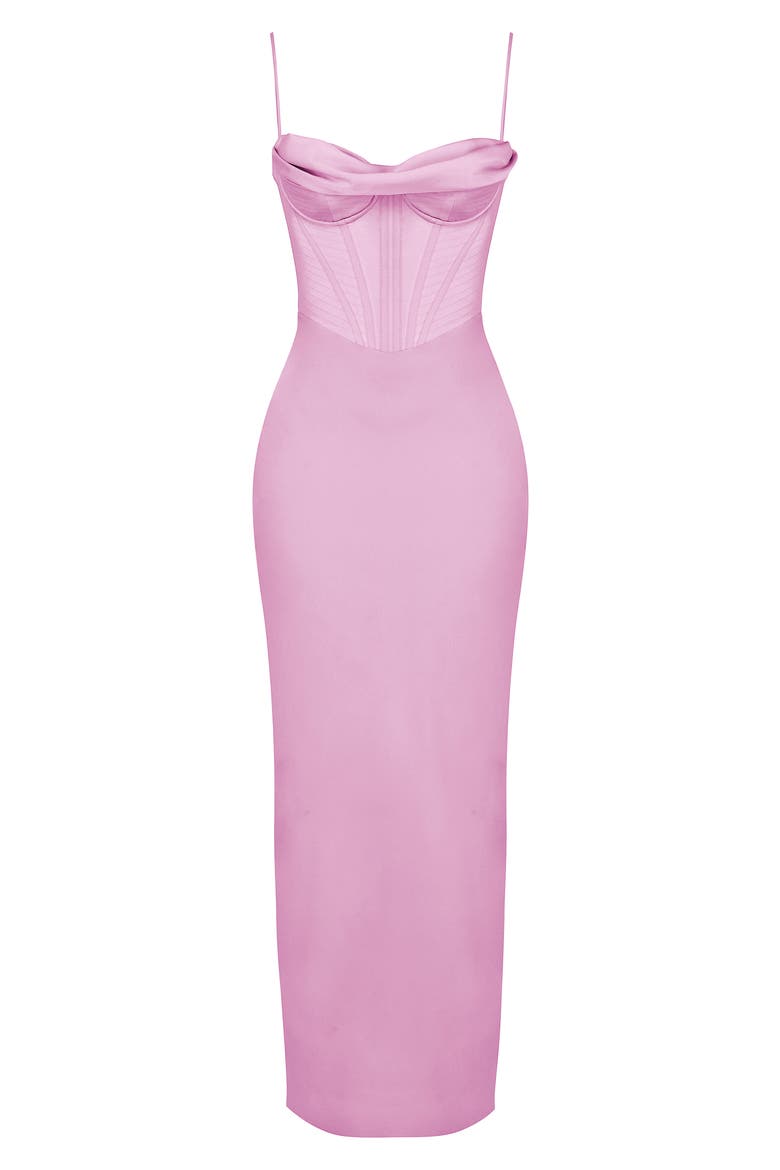 Charmaine Corset Dress, Alternate, color, PINK