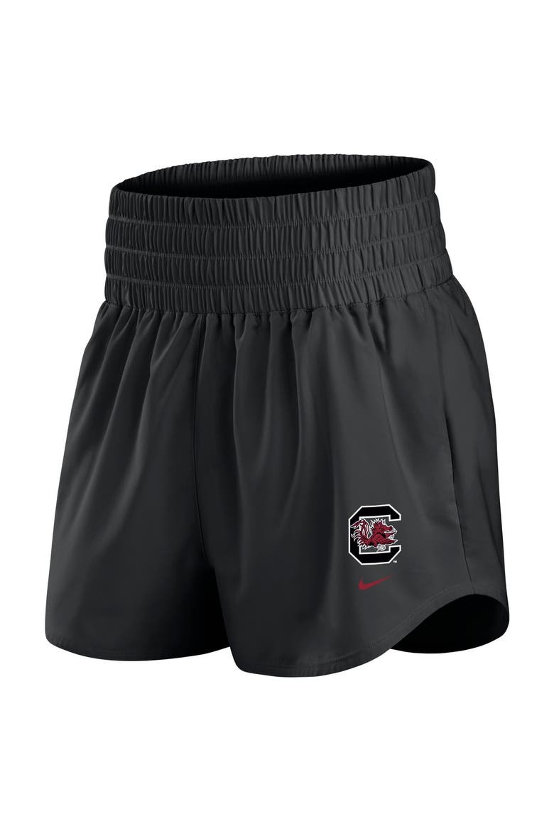 Women's Nike Black South Carolina Gamecocks Dri-FIT Ultra High-Waisted Shorts, Main, color, Black