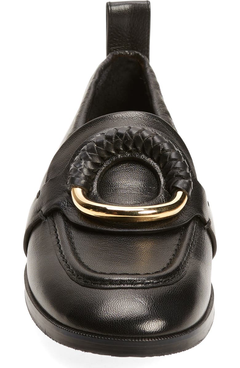See by Chloé Hana Ring Embellished Loafer, Alternate, color,
