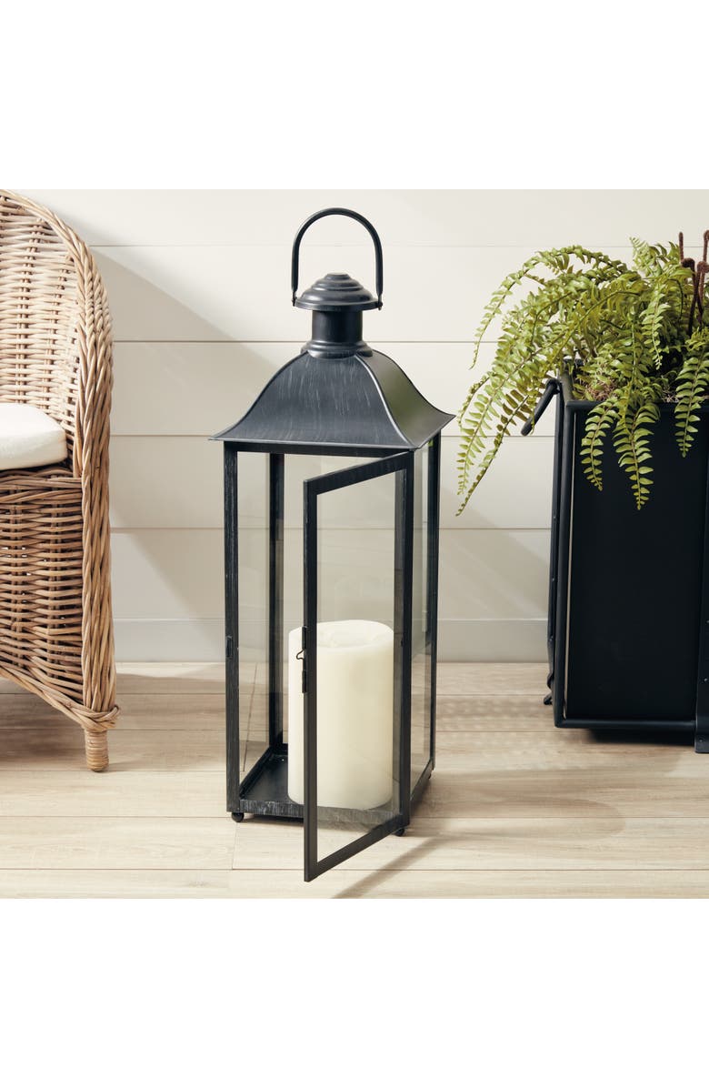 Napa Home & Garden Coach House Outdoor Lantern 30", Alternate, color, Black