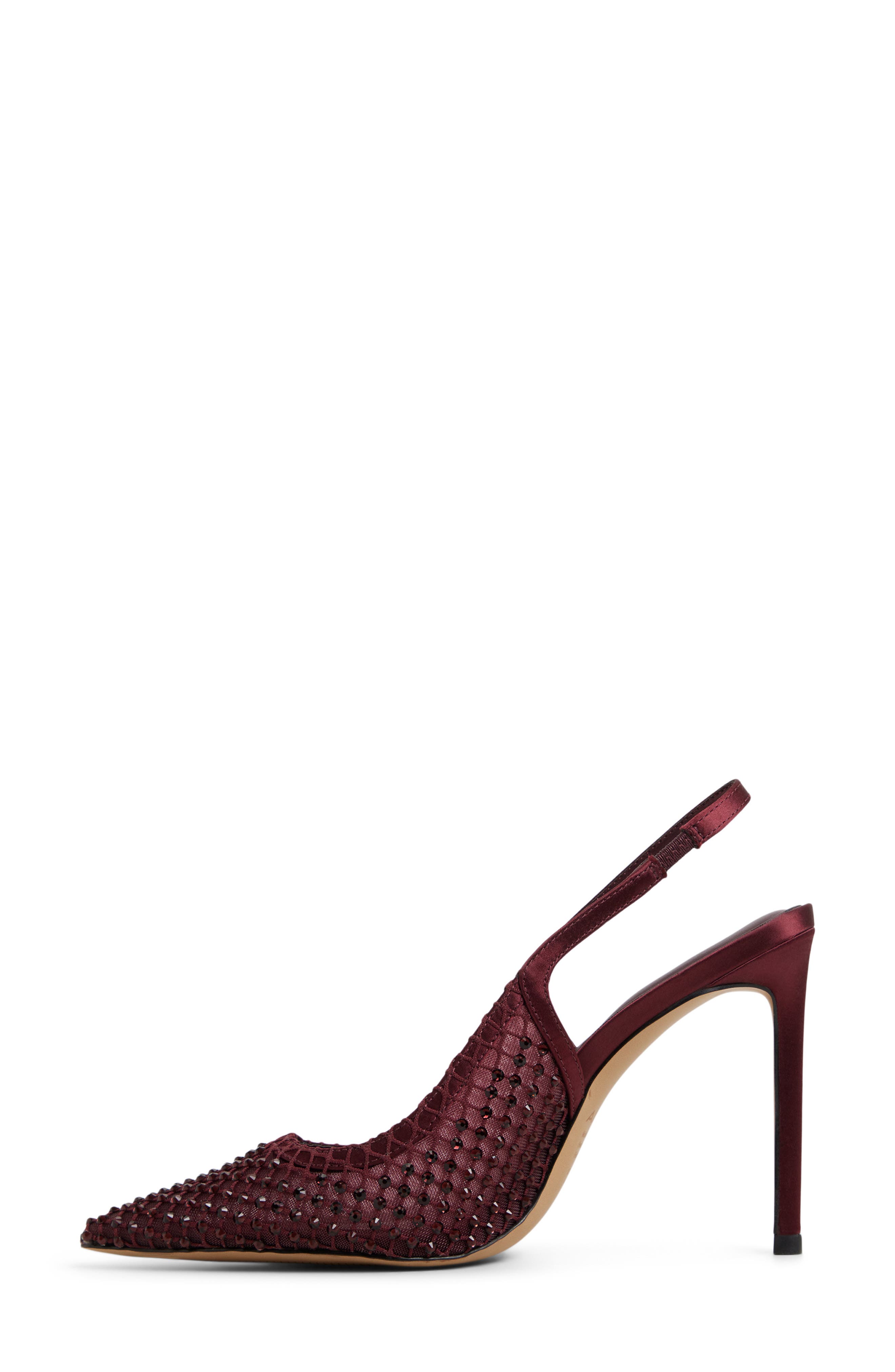 ALDO Marciana Slingback Pointed Toe Pump, Alternate, color, Burgundy