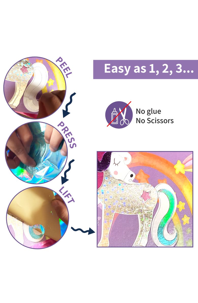 Chalk & Chuckles Fabulous Foil Art-Magical World, Alternate, color, NO COLOR