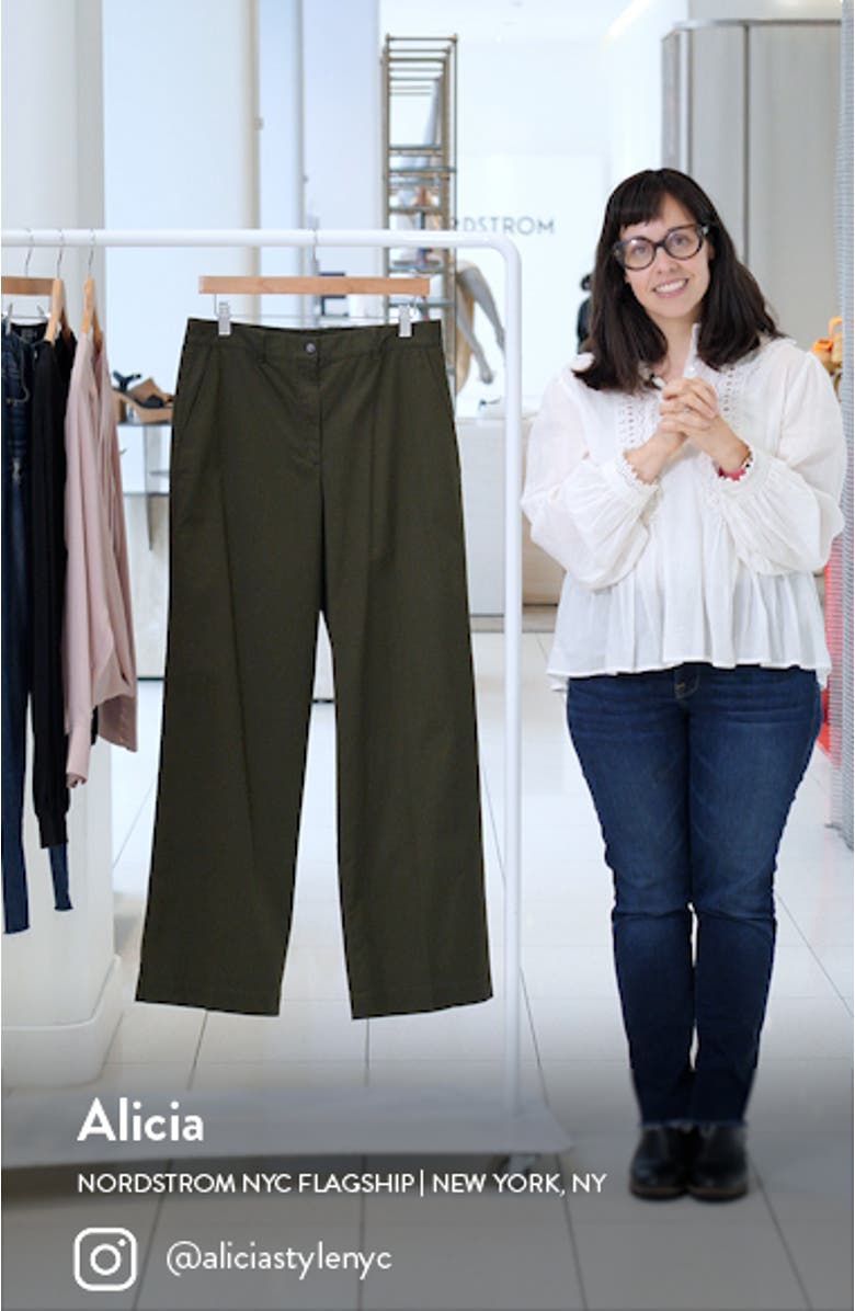 Patton Flat Front Stretch Cotton Pants, sales video thumbnail