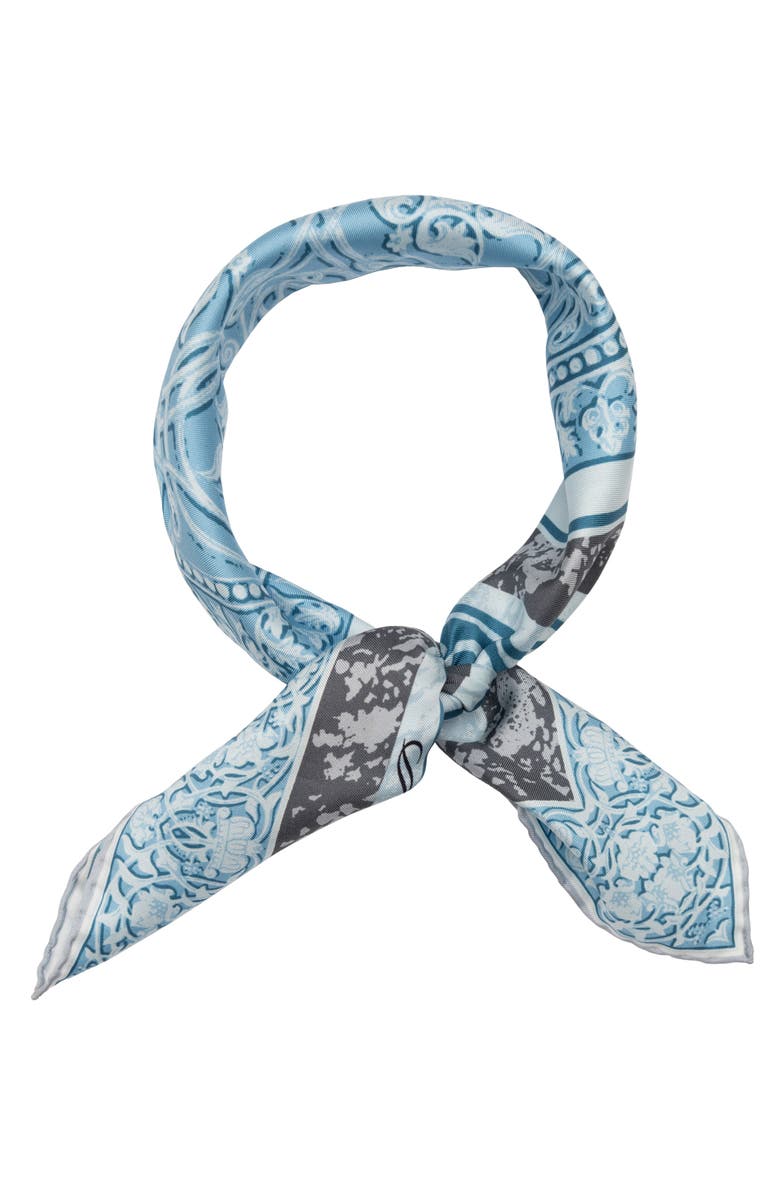 Elizabetta Orlando - Silk Neckerchief for Men, Alternate, color, Blue