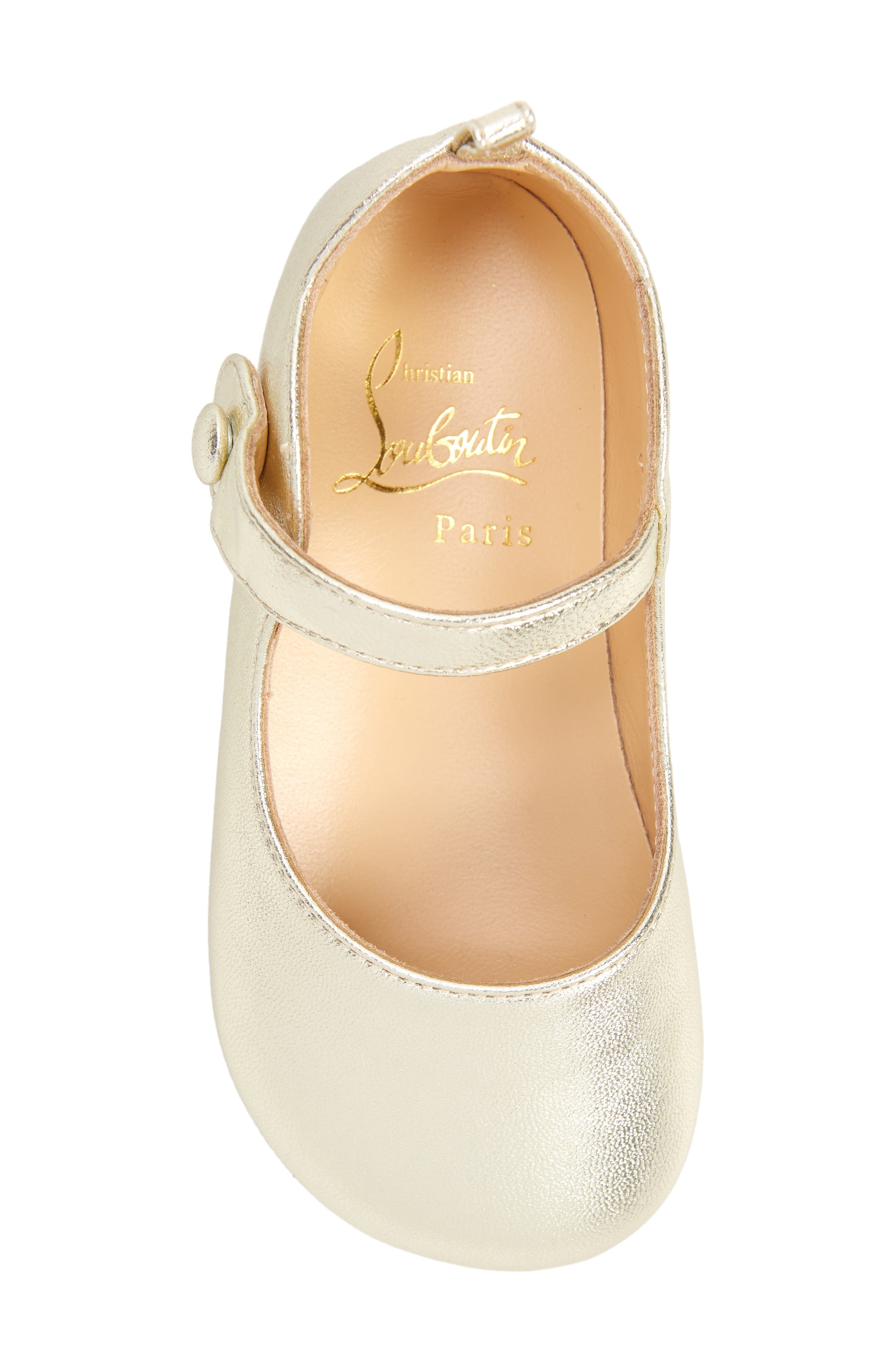 Christian Louboutin Baby Love Chick Crib Shoe, Alternate, color, 