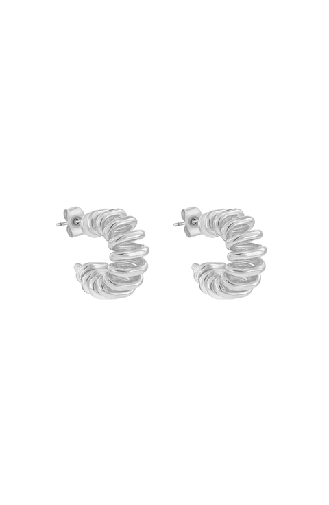 Prato Twisted Hoop Earrings Gift Idea