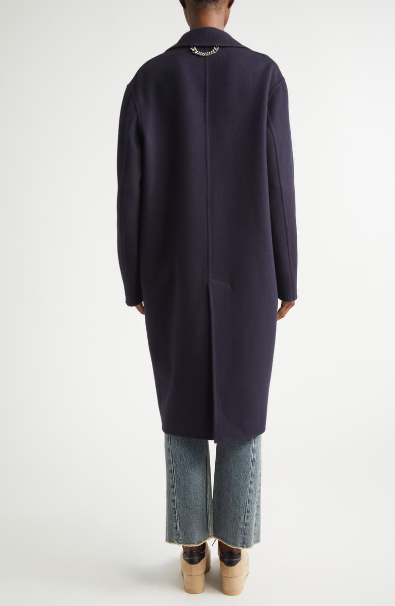 Stella McCartney Iconic Wool Coat, Alternate, color, Ink