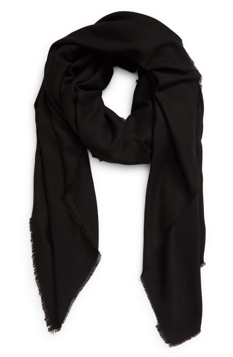 NATASHA Tasha Oversize Scarf, Main, color, Black