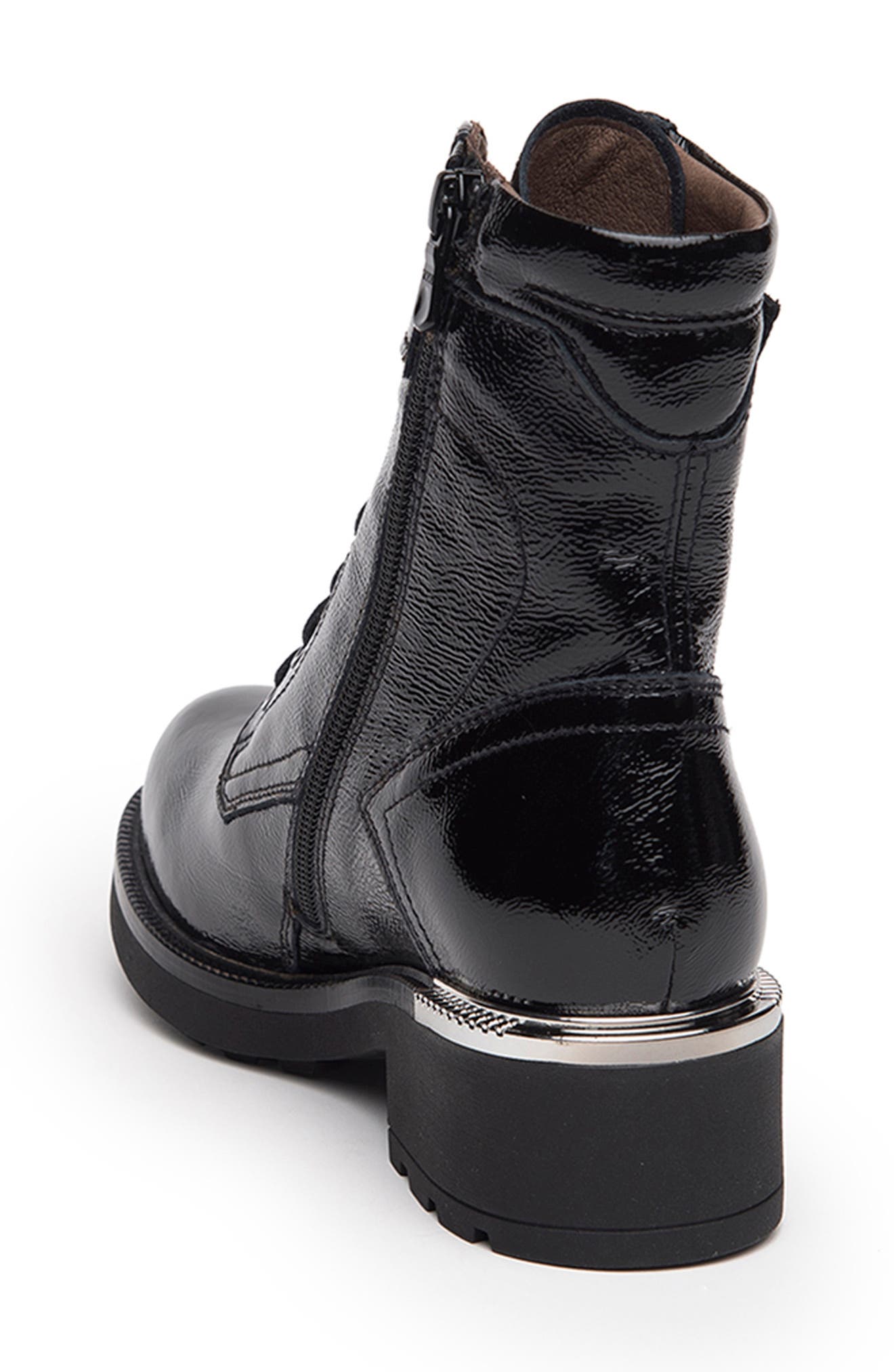 NeroGiardini Studded Combat Boot, Alternate, color, 