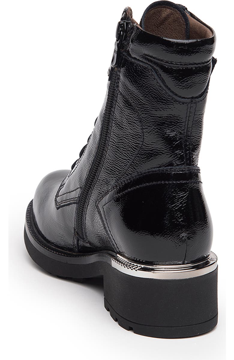 NeroGiardini Studded Combat Boot, Alternate, color, Black