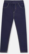 Deux par Deux Denim Look Pull-On Skinny Jeggings
