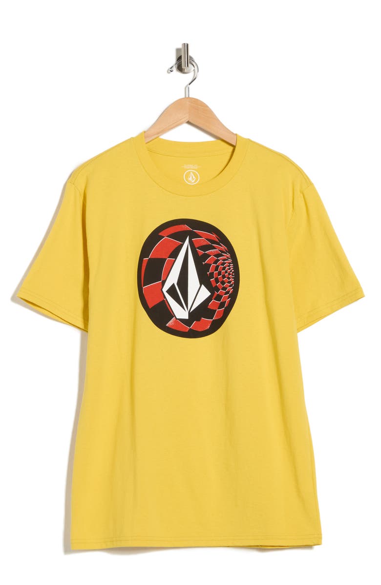 Volcom Crisp Stone Fill Graphic T-Shirt, Alternate, color, Seedy Yellow